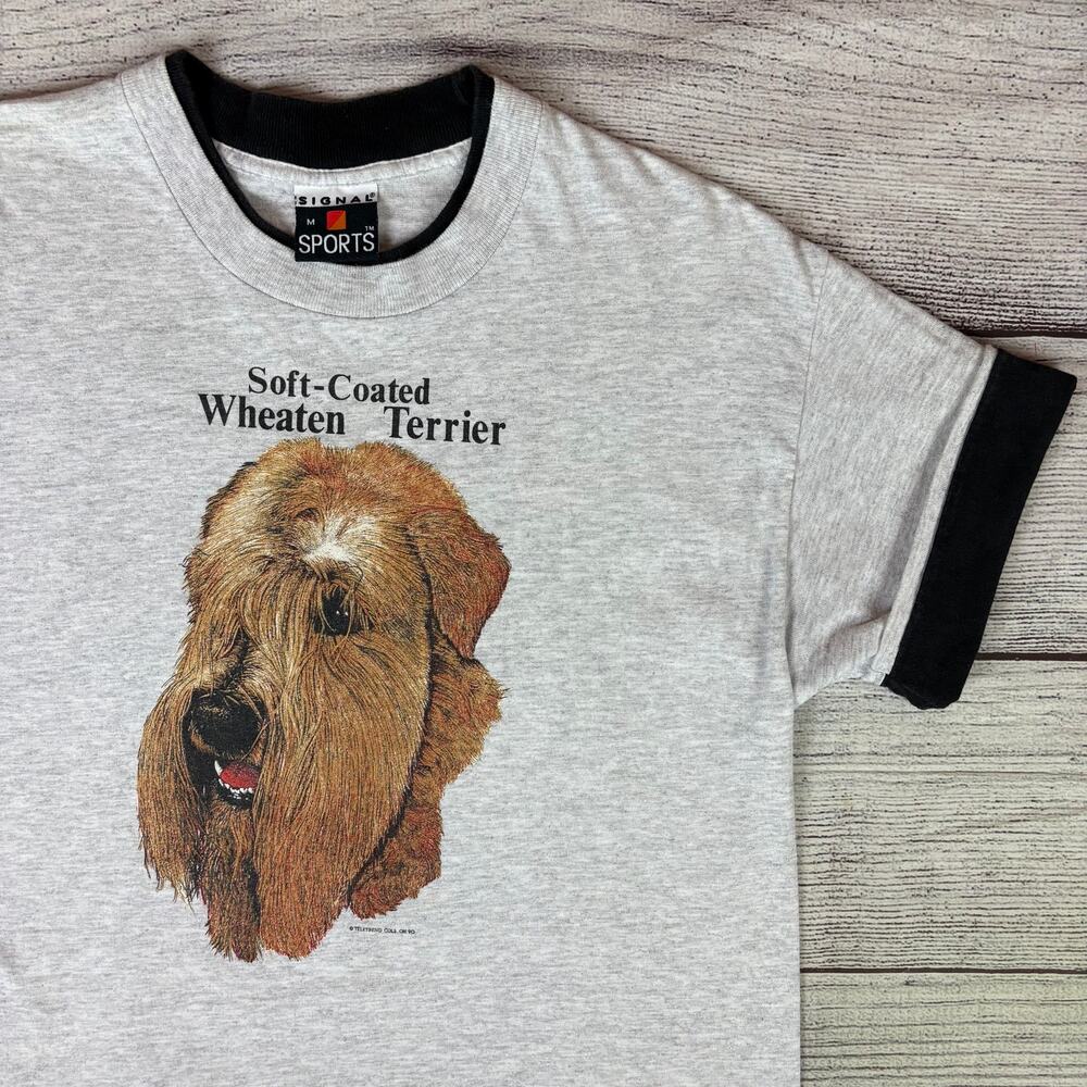 Vintage 1990s Soft-Coated Wheaten Terrier Dog / Animal T-shirt